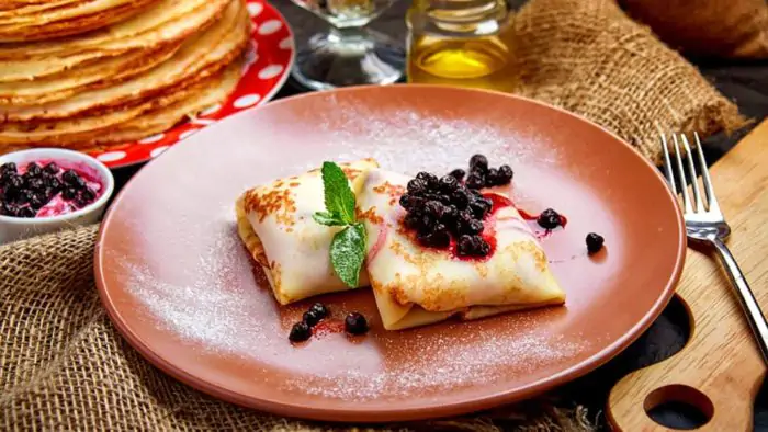 Как сделать блины на воде — быстро и вкусно