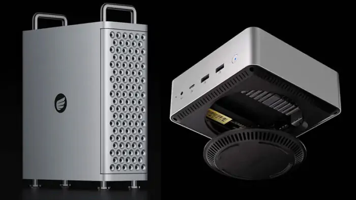 Китайская Orico представила копии Mac Pro и Mac Mini на базе AMD Ryzen